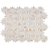 Calacatta Thassos Floral Pattern