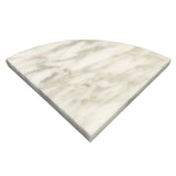 Calacatta Gold Italian Marble Shower Corner Shelf Honed