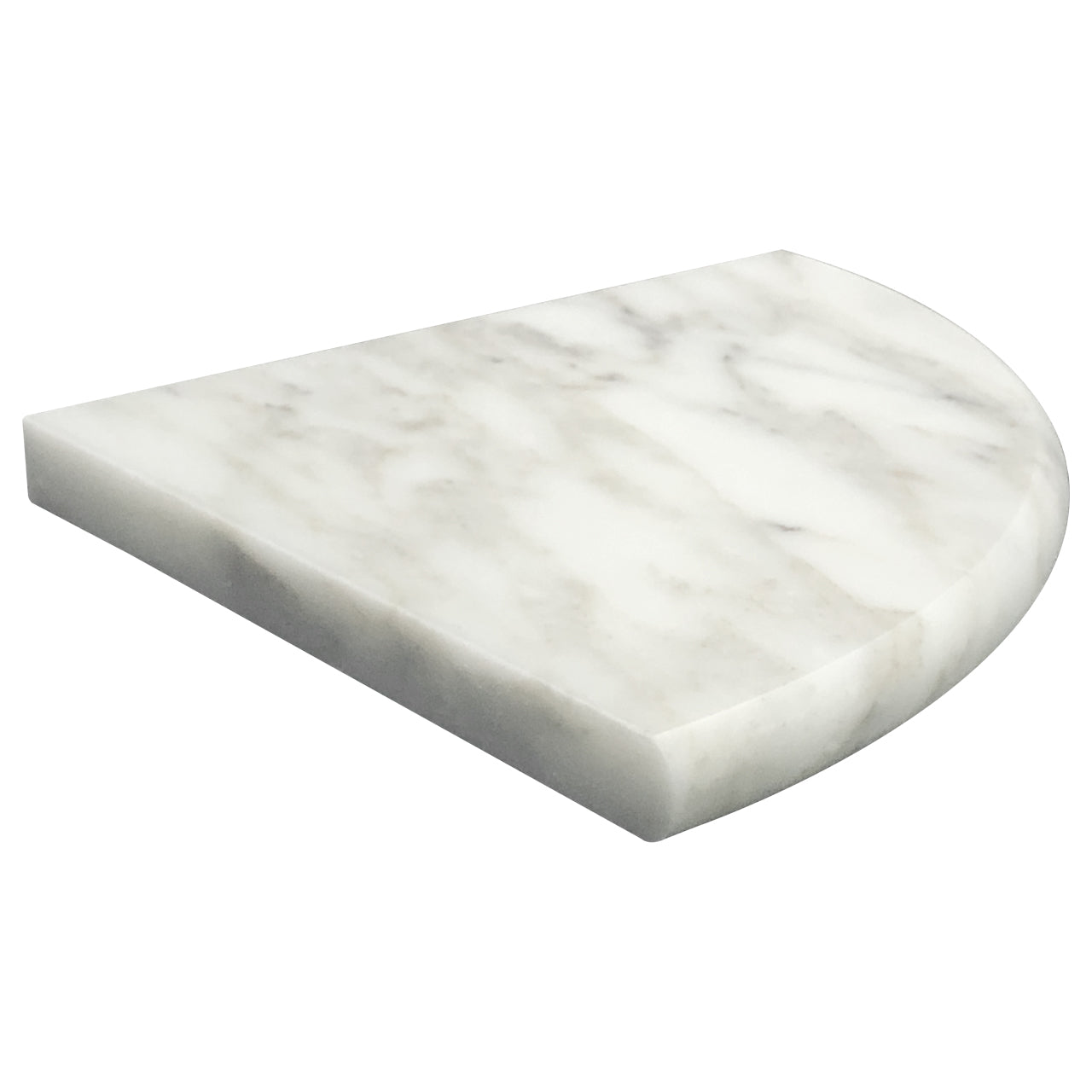 Calacatta Gold Italian Marble Shower Corner Shelf Honed