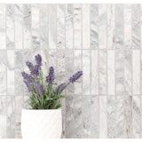 Capri Blue 1X6 Stack Pattern Honed