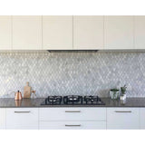 Carrara White Marble 1" Diamond Mosaic Tile