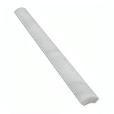 Carrara White Marble Polished Quarter - Round Trim Molding