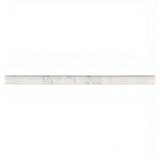 Carrara White Pencil Molding  3/4 x 12