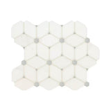 Cecily Grigio 10.83 in. x 12.60 in. Stone Marble Polished