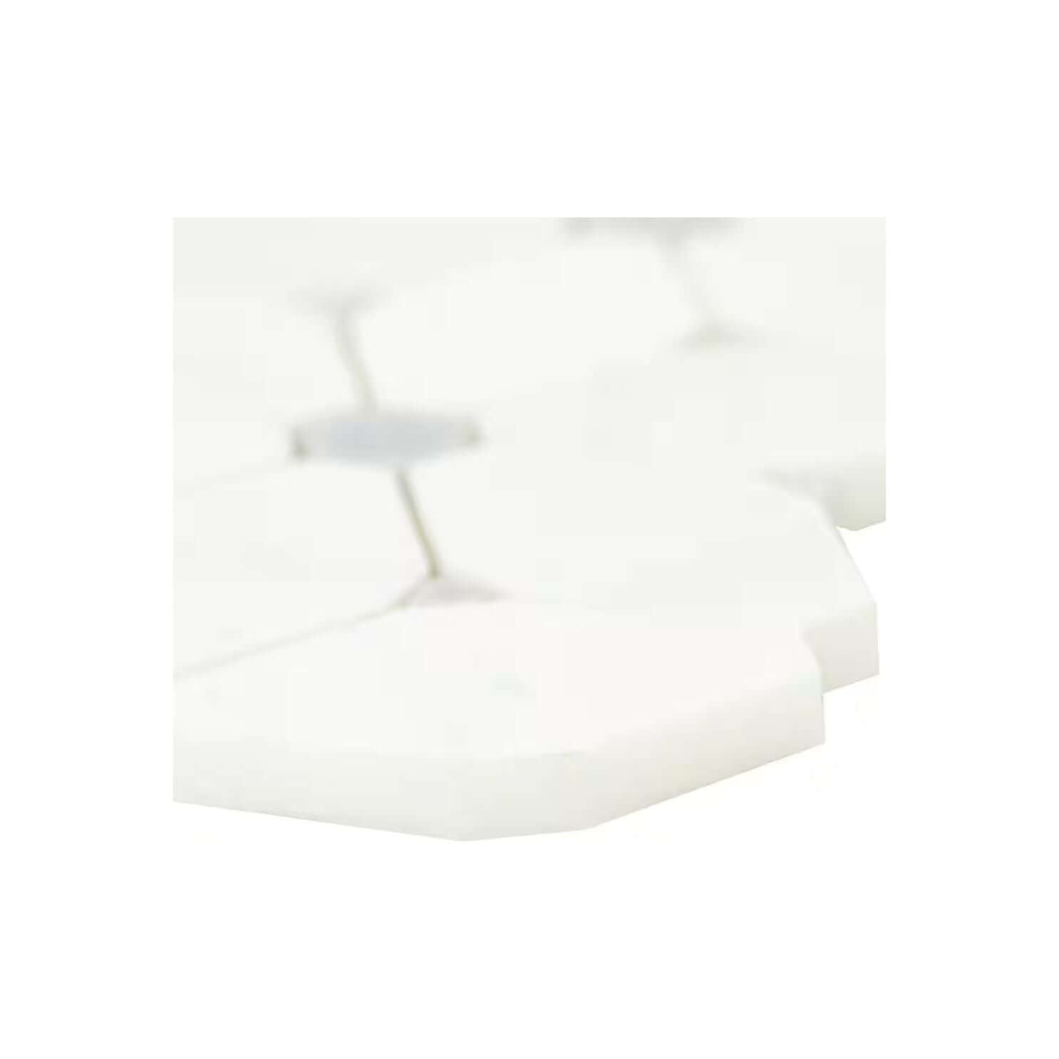Cecily Grigio 10.83 in. x 12.60 in. Stone Marble Polished