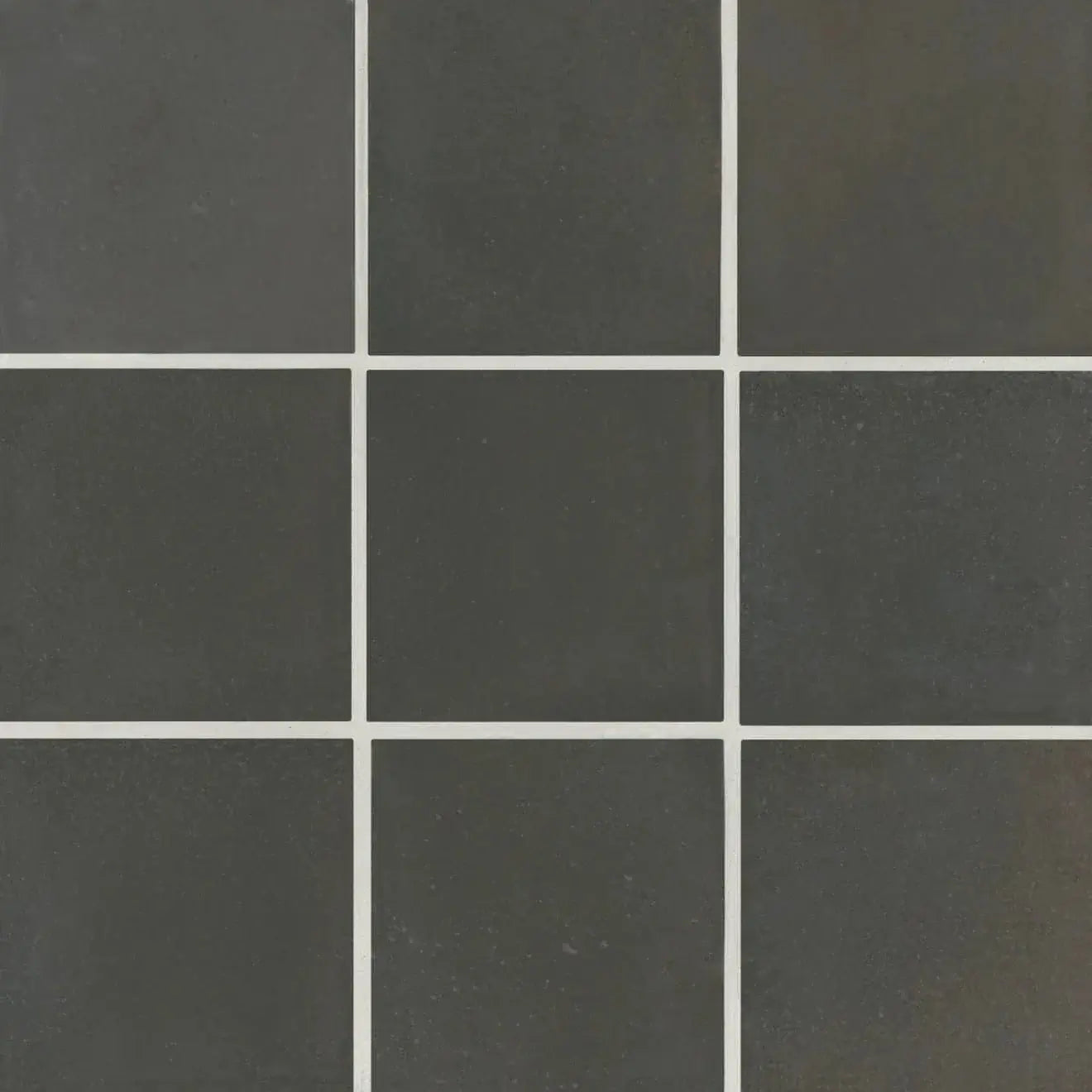 Celine 4" x 4" Porcelain Floor & Wall Tile in Black