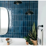 Cloe 2.5" x 8" Ceramic Tile in Blue