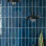 Cloe 2.5" x 8" Ceramic Tile in Blue