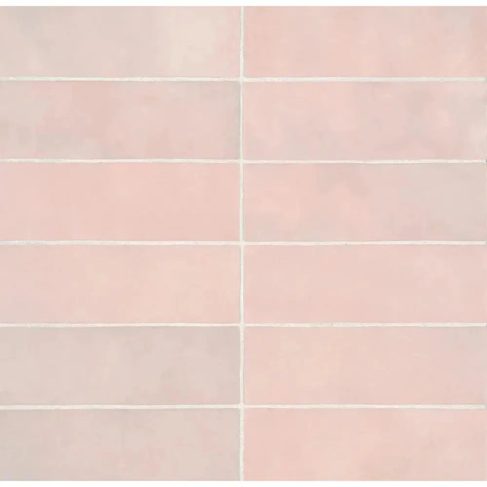 Cloe 2.5" x 8" Ceramic Tile in Pink