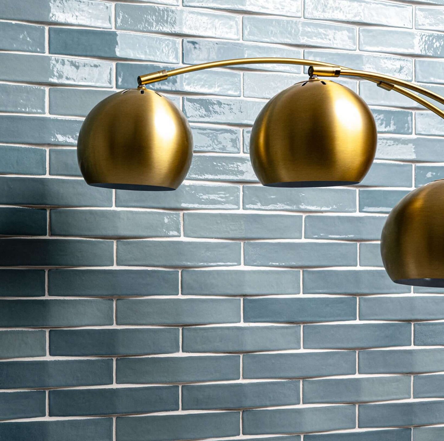 Convex Acqua Porcelain Wall Tile