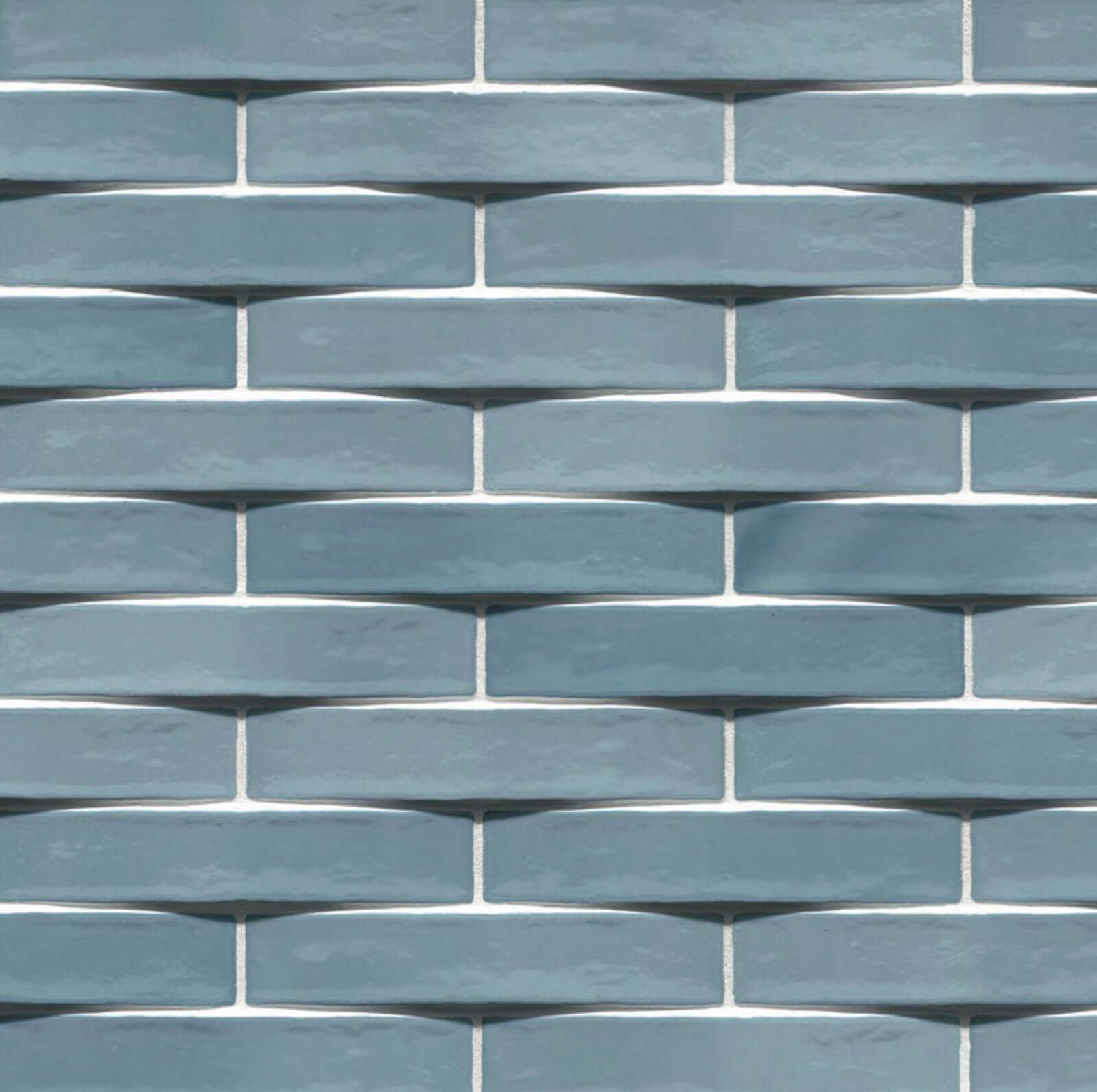 Convex Acqua Porcelain Wall Tile