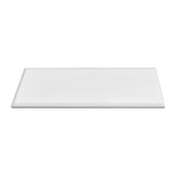 4x12 Bianco Dolomite Marble Wide Bevel Subway Tile Polished