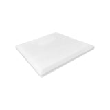4x4 Bianco Dolomite Marble Wide Bevel Subway Tile Honed