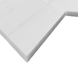 Bianco Dolomite Marble 2" x 8" Chevron Mosaic Tile Honed