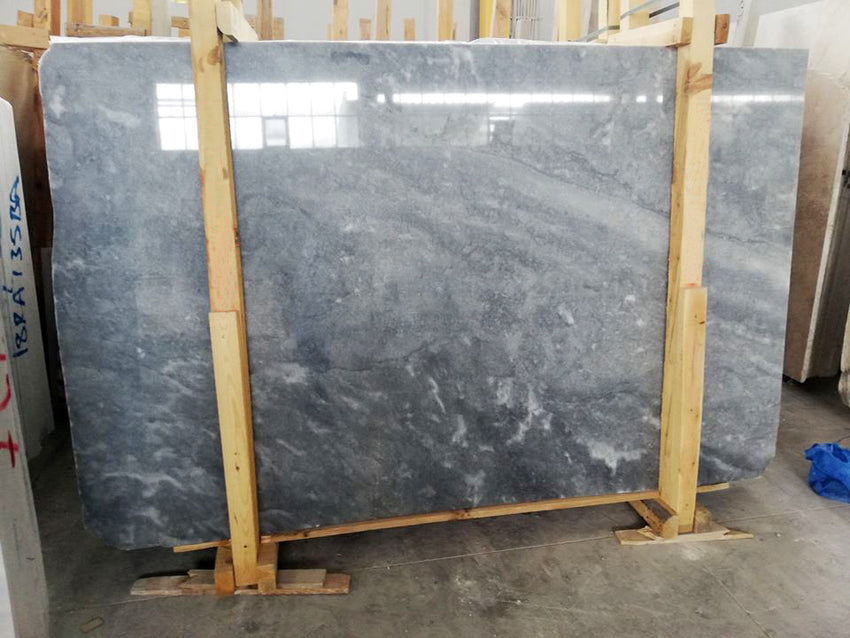 Bardiglio Gray 1 1/4" Marble Slab Honed