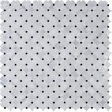 Florita Flower Pattern Polished, Thassos + Carrara + Nero