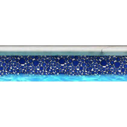 Fujiwa Peb Royal Blue, Mixed Porcelain Pebble, Heart Shaped  Pool Rated