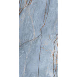 Heritage Luxe Azure Glossy 24 x 48 by Florim
