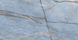 Heritage Luxe Azure Glossy 24 x 48 by Florim