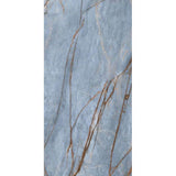 Heritage Luxe Azure Glossy 24 x 48 by Florim