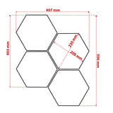Carrara White Italian Marble 7" Hexagon Mosaic Tile Polished
