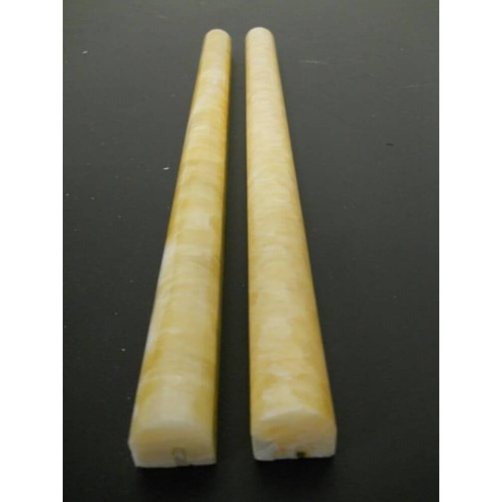 Honey Onyx Molding Bullnose Liner 3/4x12 Polished