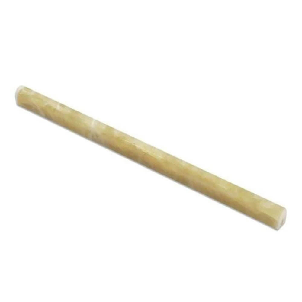 Honey Onyx Molding Pencil Liner 1/2x12 Polished
