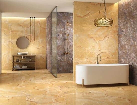 Honey Onyx Tile 18x18 1/2 Polished
