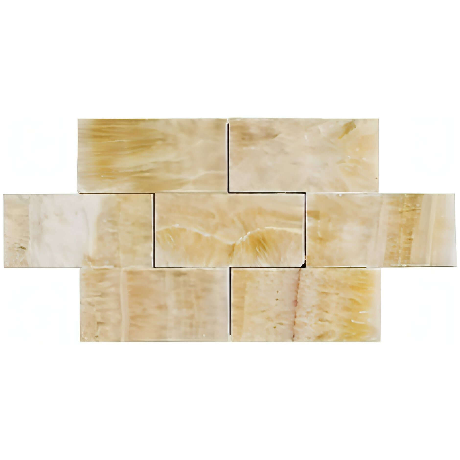 Honey Onyx Tile (Micro-Beveled) 3x6 3/8 Polished