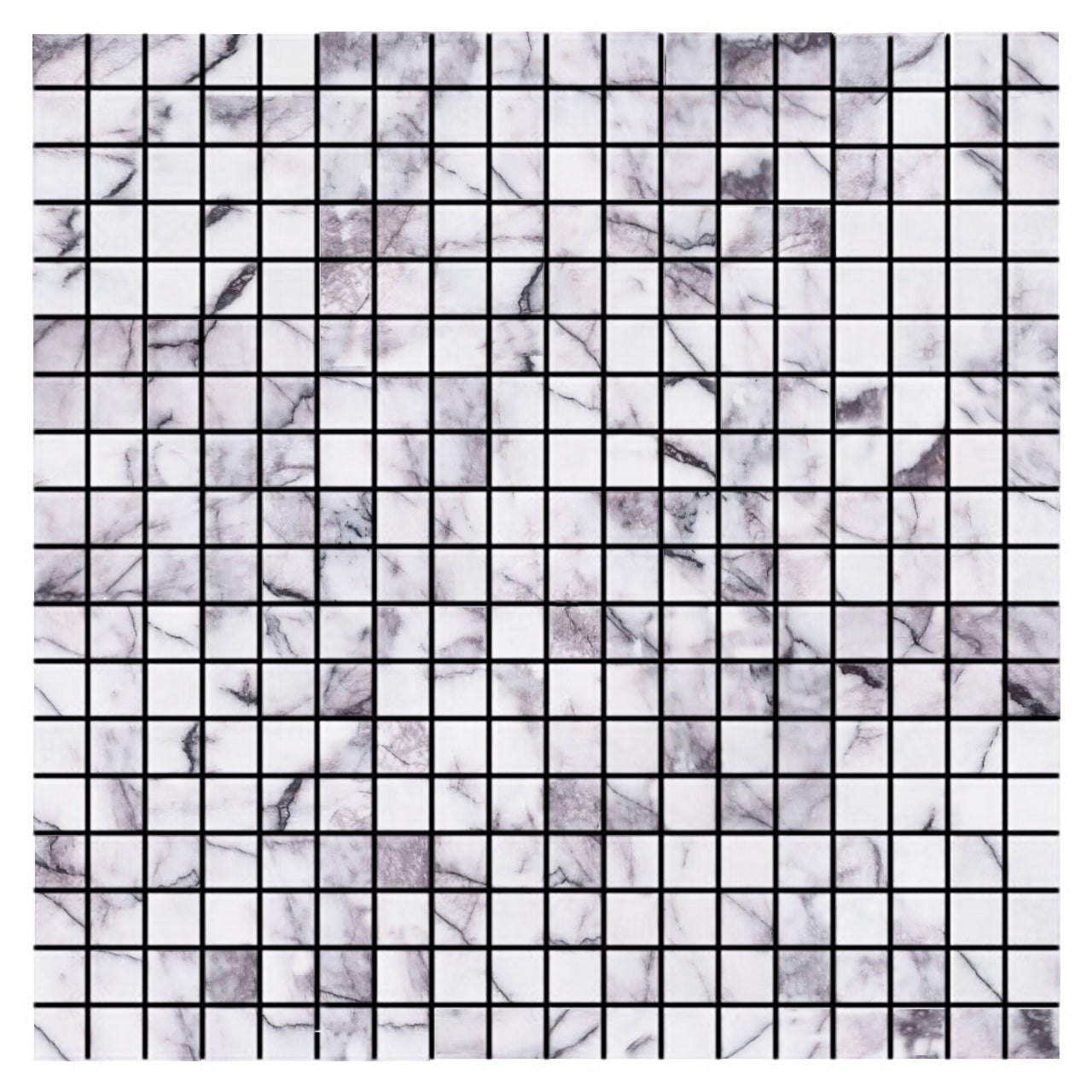 Lilac Marble 5/8" x 5/8" Mosaic Tile Honed