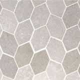 Lilly Pad Mosaic Honed Limestone Mosaic Tile 12.6 x 11.15