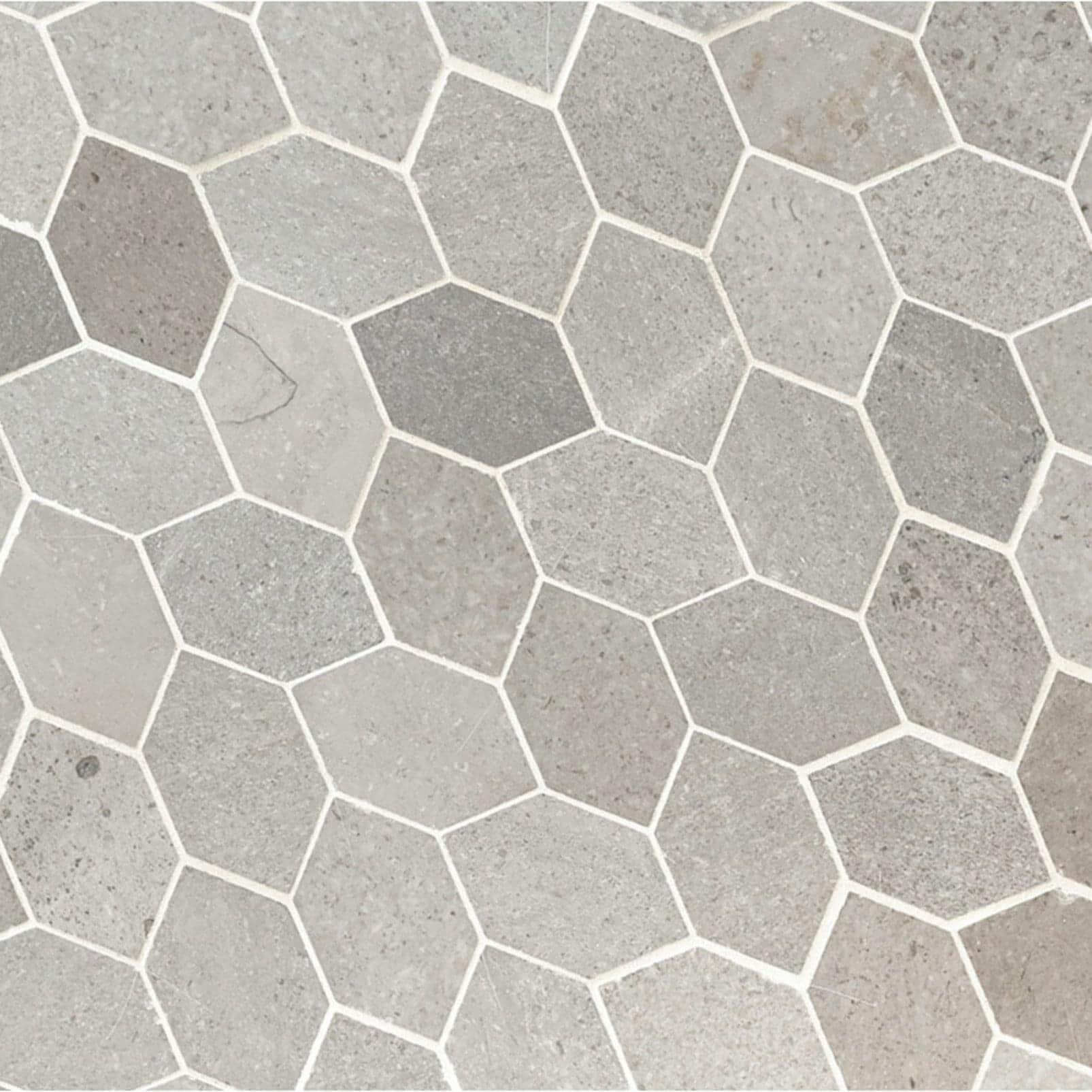 Lilly Pad Mosaic Honed Limestone Mosaic Tile 12.6 x 11.15