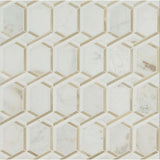 Luxor Royal Link Gold Pattern Mosaic Tile