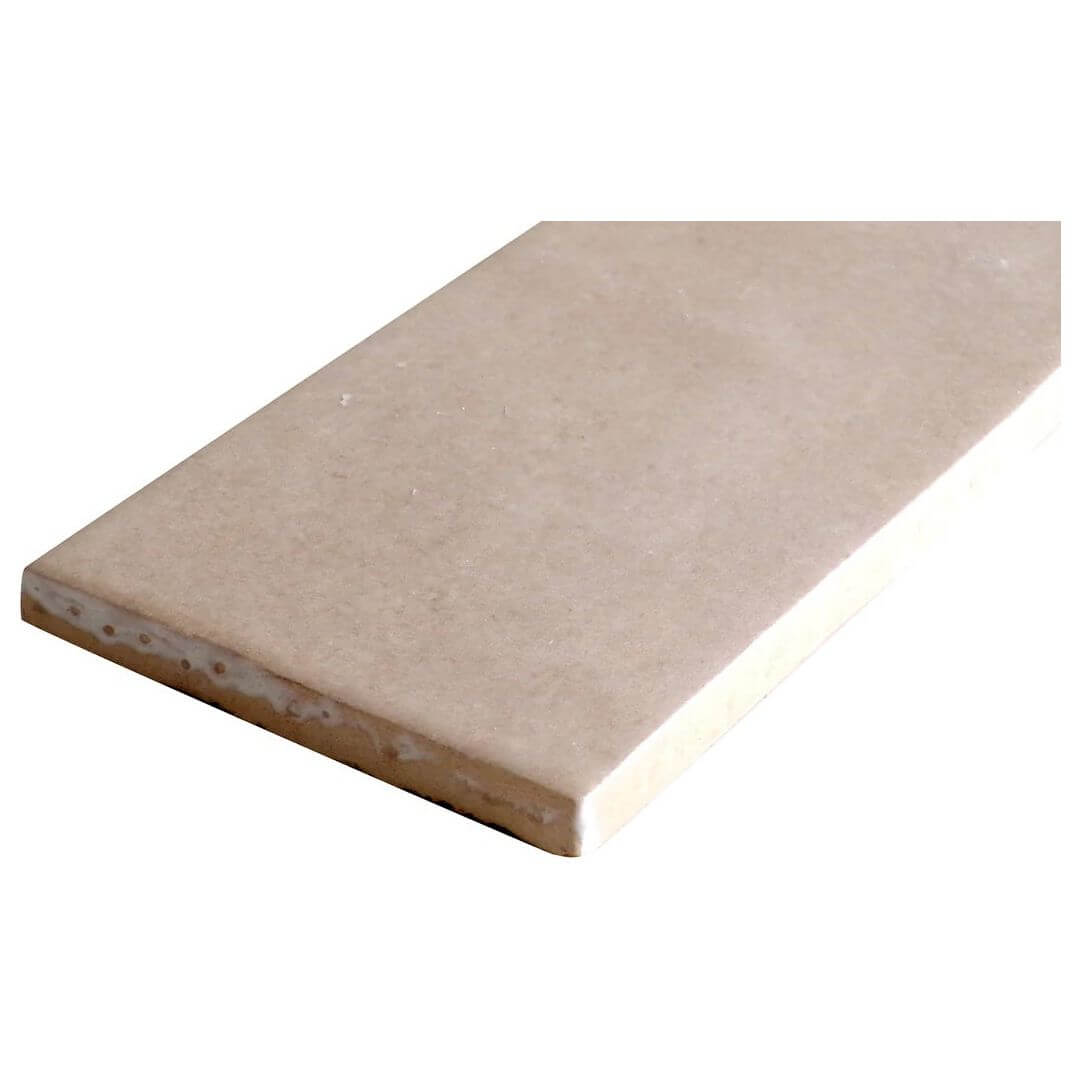 Makoto 2.5" x 10" Matte Ceramic Wall Tile in Momoiro Blush