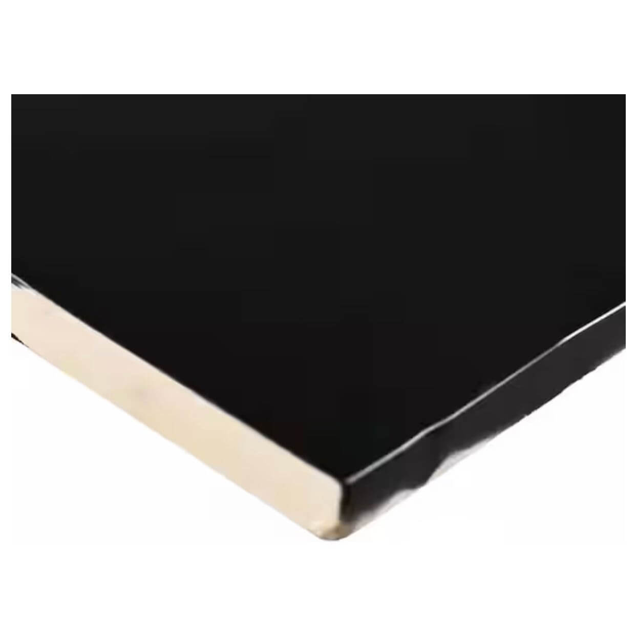 Marin Black Bright  3″x12″ Ceramic Tile
