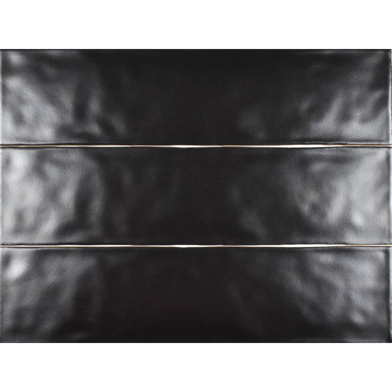 Marin Black Matte  3″x12″ Ceramic Tile