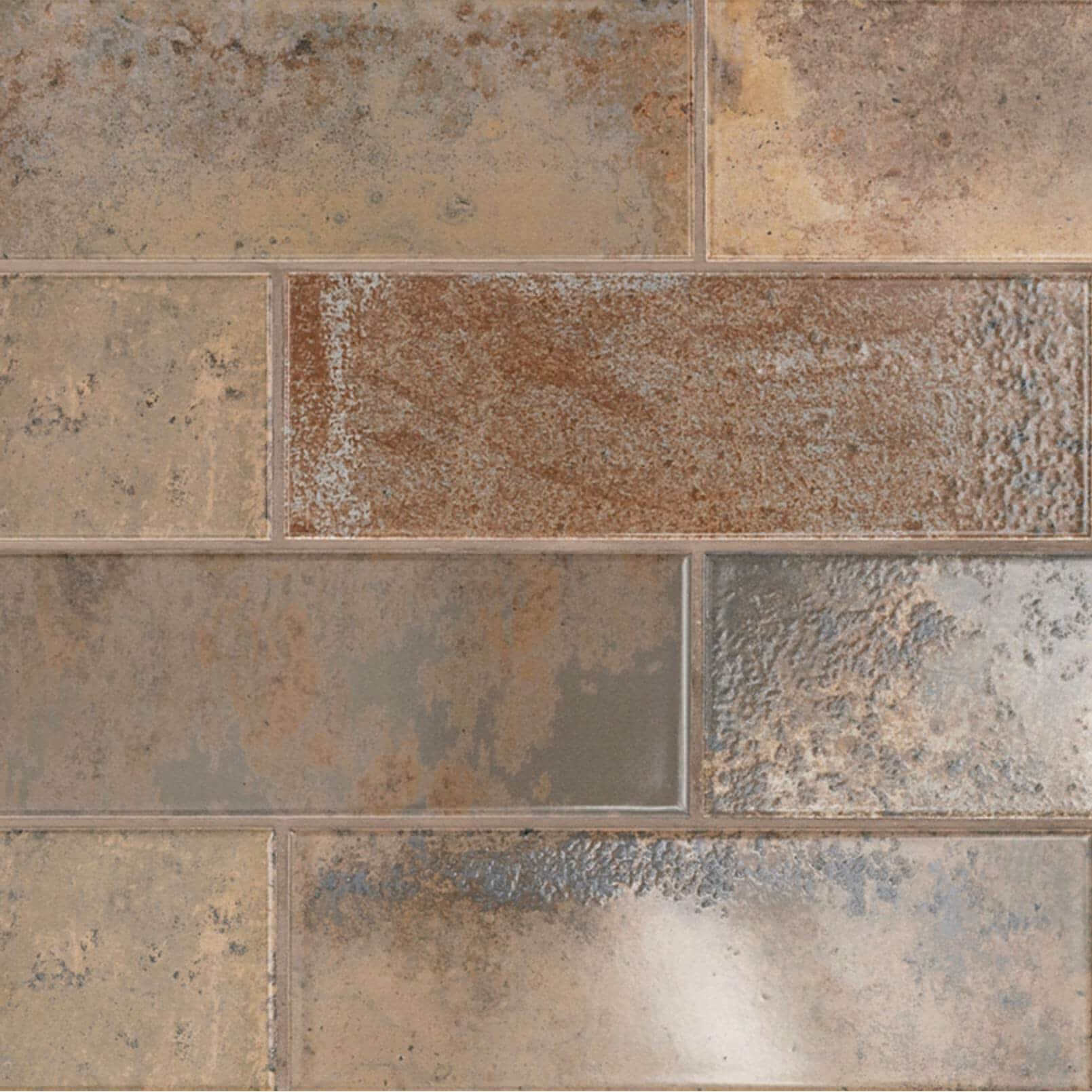 Marza Rust 4X12 Glossy Tile