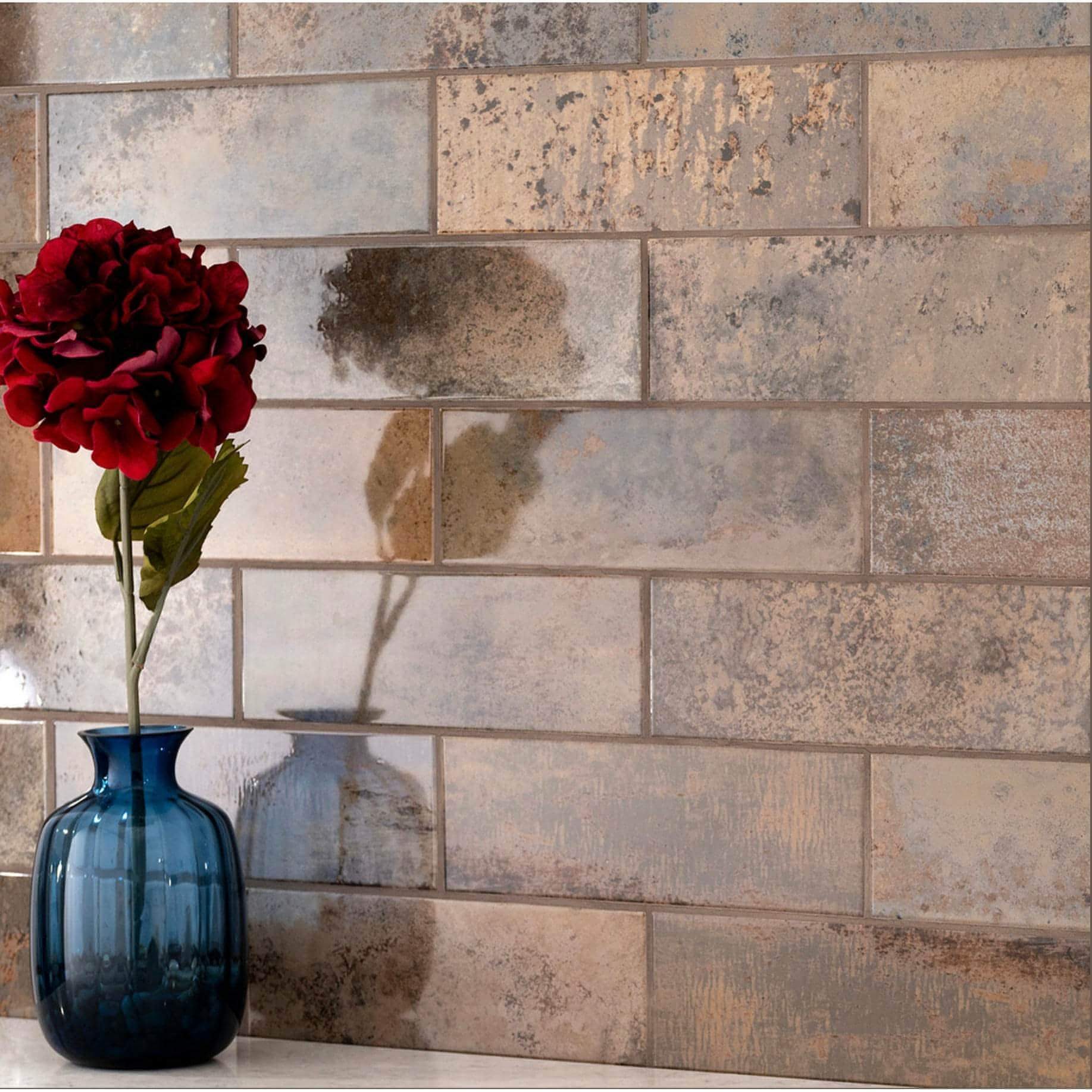 Marza Rust 4X12 Glossy Tile