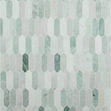 Ming Green Picket Polished Mosaic Tile