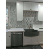 Ming Green Picket Polished Mosaic Tile