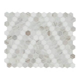 MSI 1” Angora Sazi Polished Hexagon Mosaic