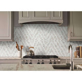 MSI 1” Angora Sazi Polished Hexagon Mosaic