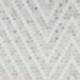 MSI 1” Angora Sazi Polished Hexagon Mosaic