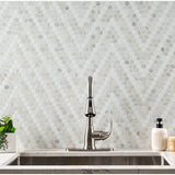 MSI 1” Angora Sazi Polished Hexagon Mosaic