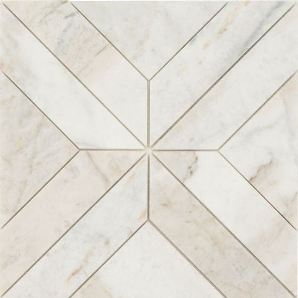MSI 12x12 Arabescato Venato White Argyle Honed