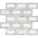 MSI 12x12 Bianco Dolomite Lynx Polished Marble Mosaic