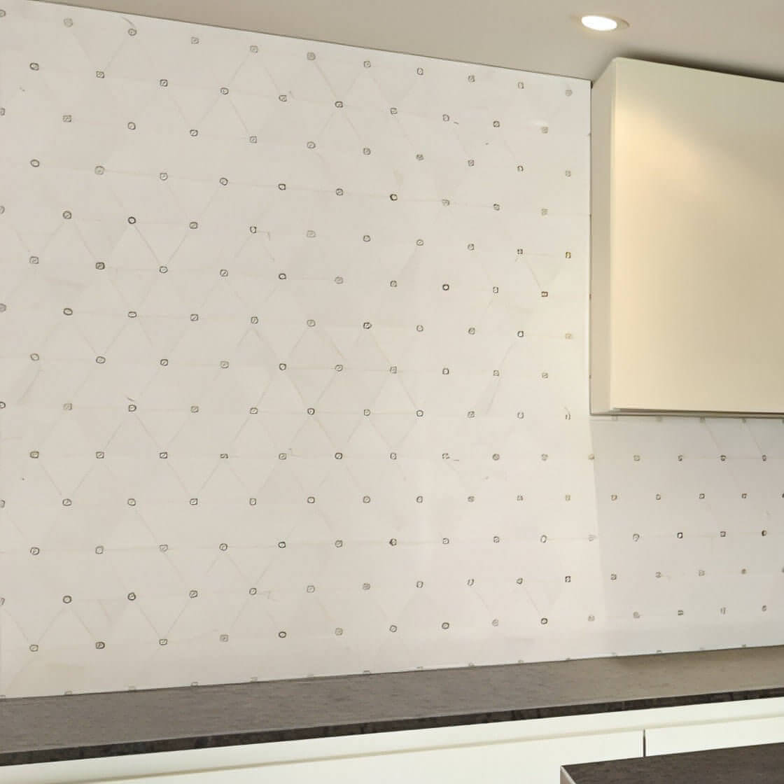 MSI 13.9x12 Bianco Dolomite Pinwheel Polished Marble Mosaic Tile