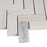 MSI 1x3 Angora Herringbone Polished