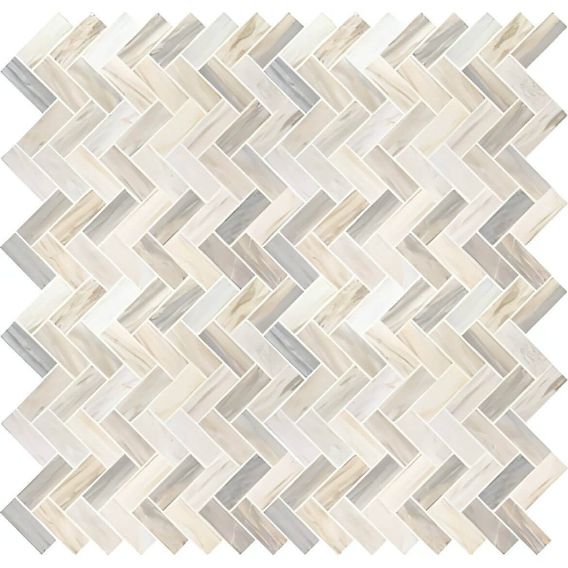 MSI 1x3 Angora Herringbone Polished