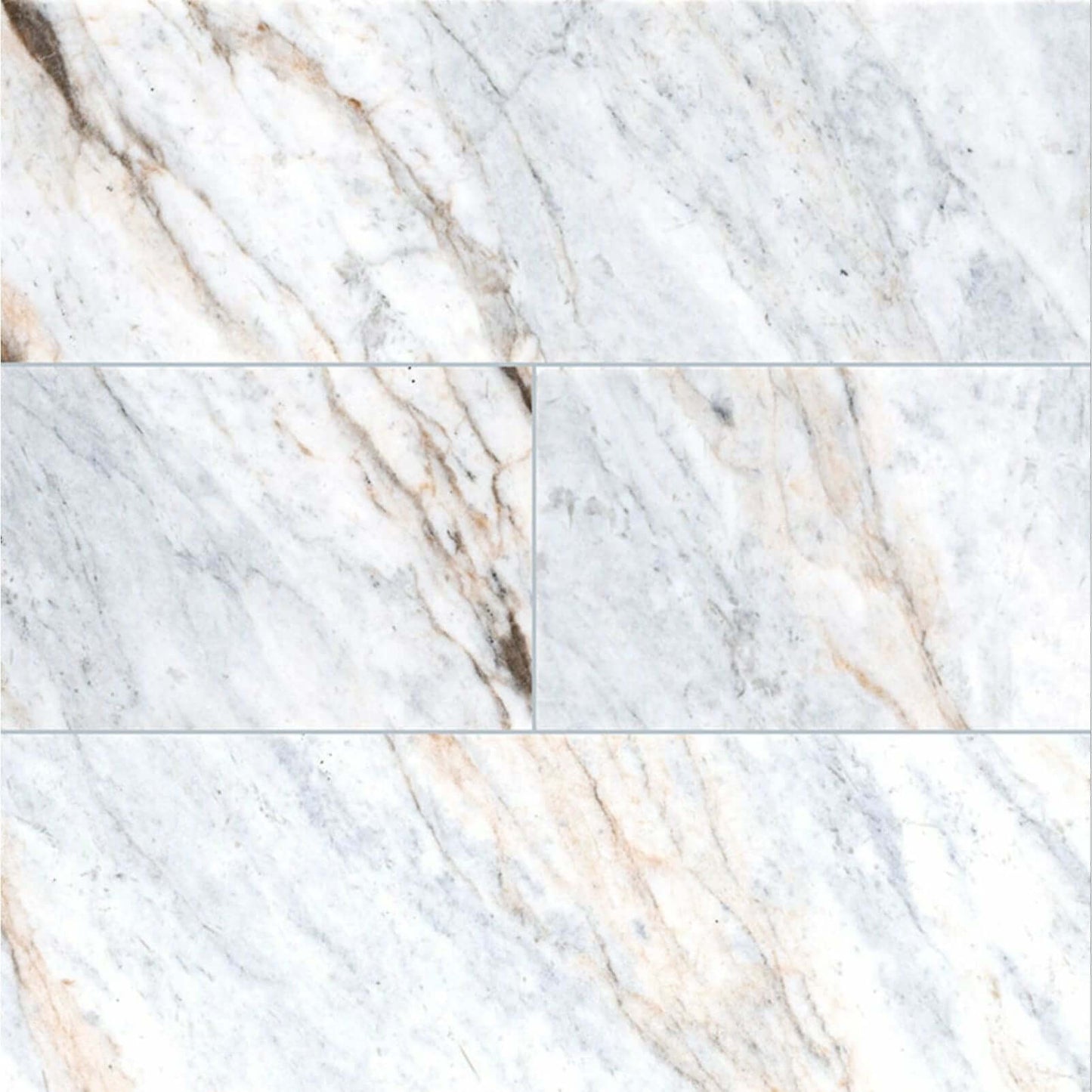 MSI 4x12 Capri Blue Honed Marble Tile